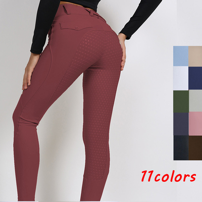 Red 4 Seasons Professional Horse Breeches Quick Dry Equestrian Jodhpurs
