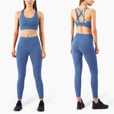 FP High Intensity Workout Clothes Breathable Matching Yoga Pants And Sports Bra