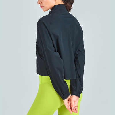 Equestrian Long Sleeve Horse Riding Tops High Neck Lock Zipper 4 Colors